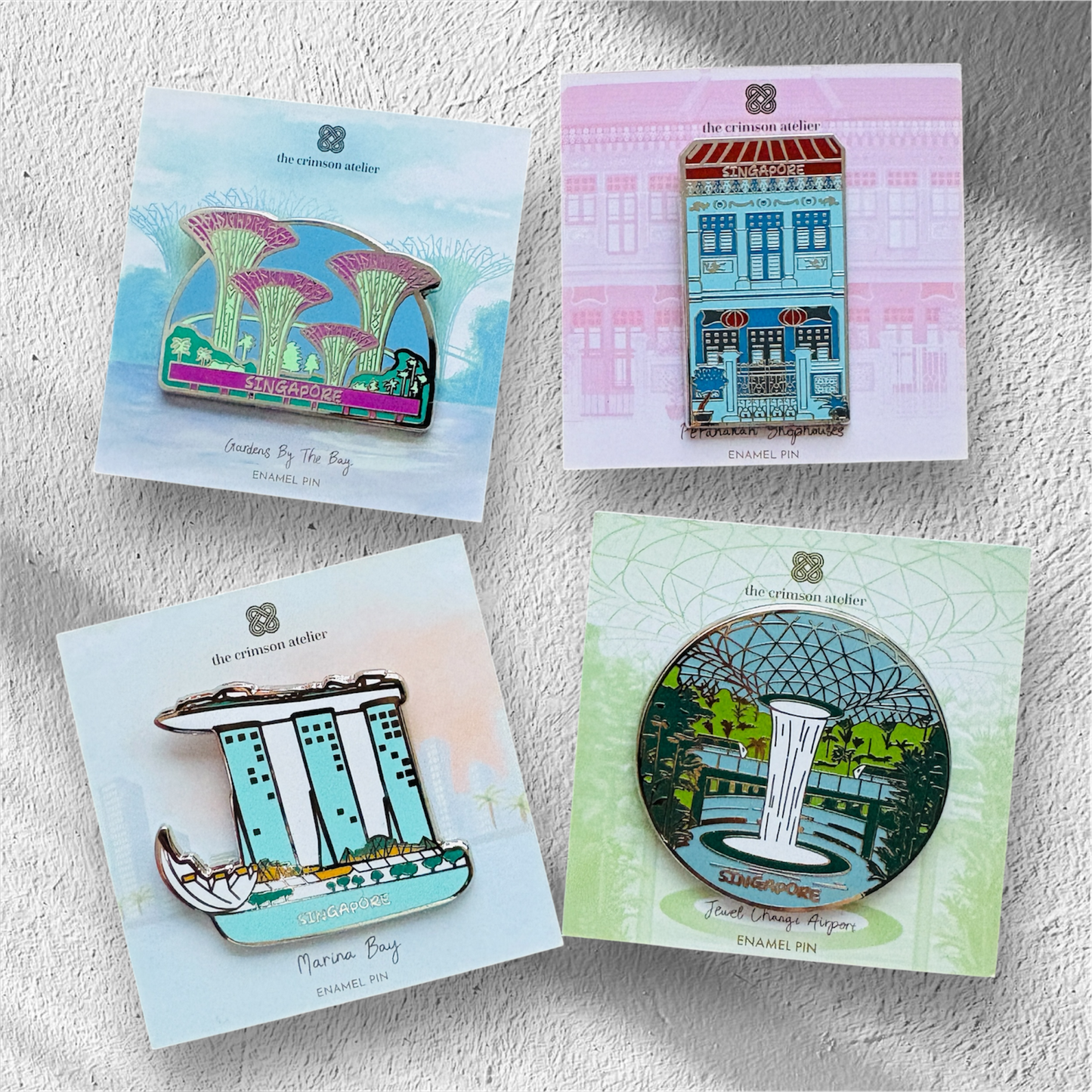 Enamel Pin - Shophouse