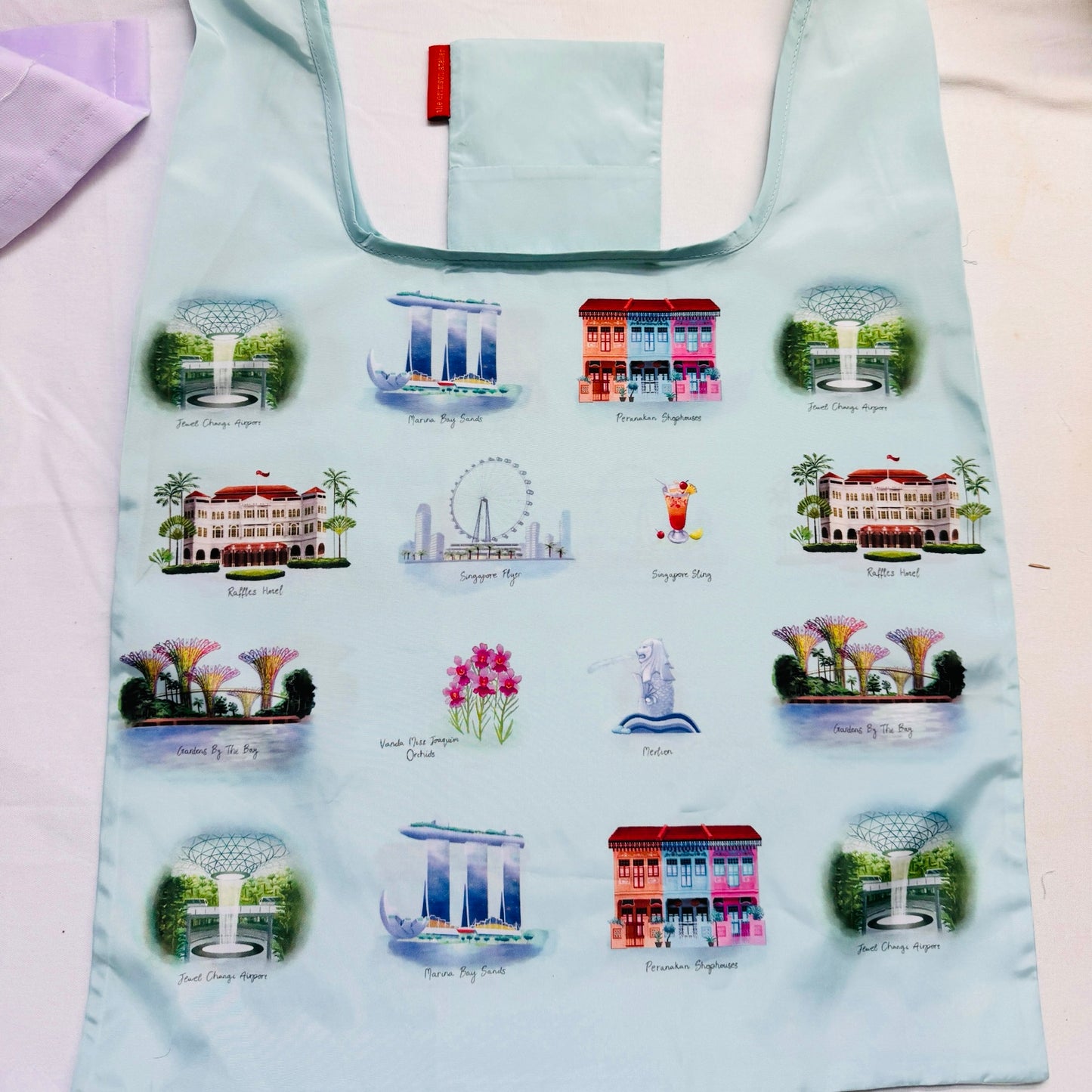 Singapore Icons Eco Foldable Shopper