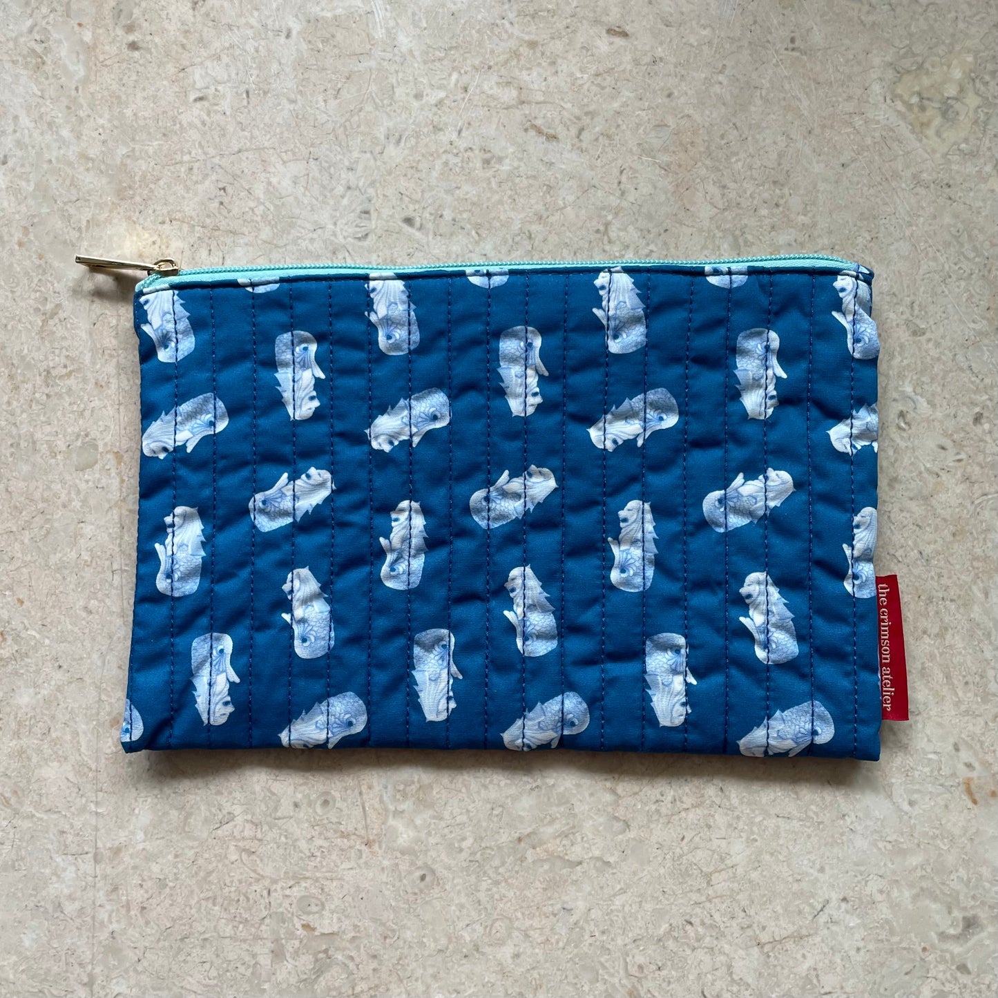 Merlion Pouch (Navy)