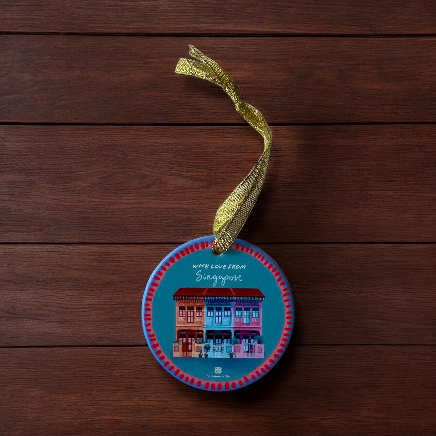 Christmas Ceramic Ornaments Singapore Icons