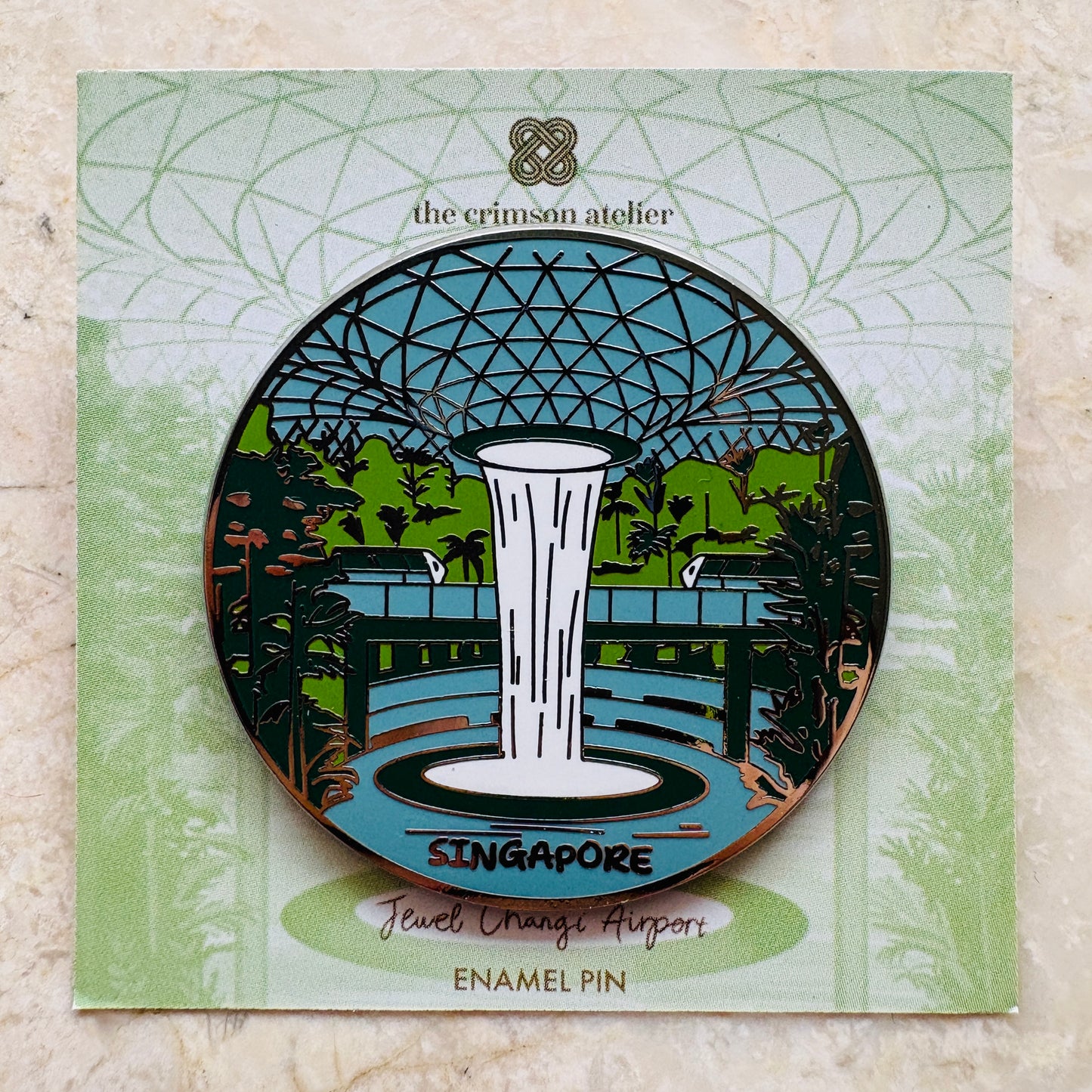 Enamel Pin - Jewel Changi Airport