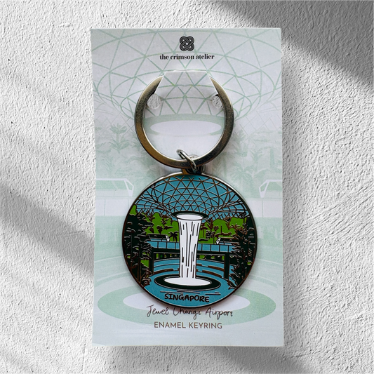 Enamel Keyring - Jewel Changi Airport