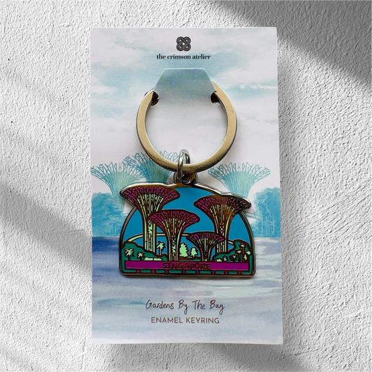 Enamel Keyring - Supertrees