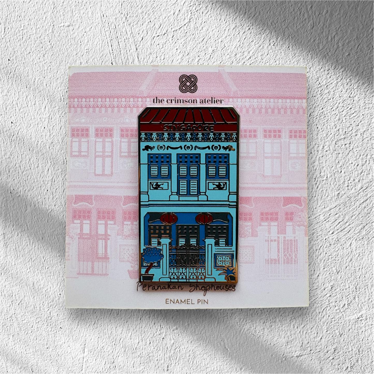 Enamel Pin - Shophouse