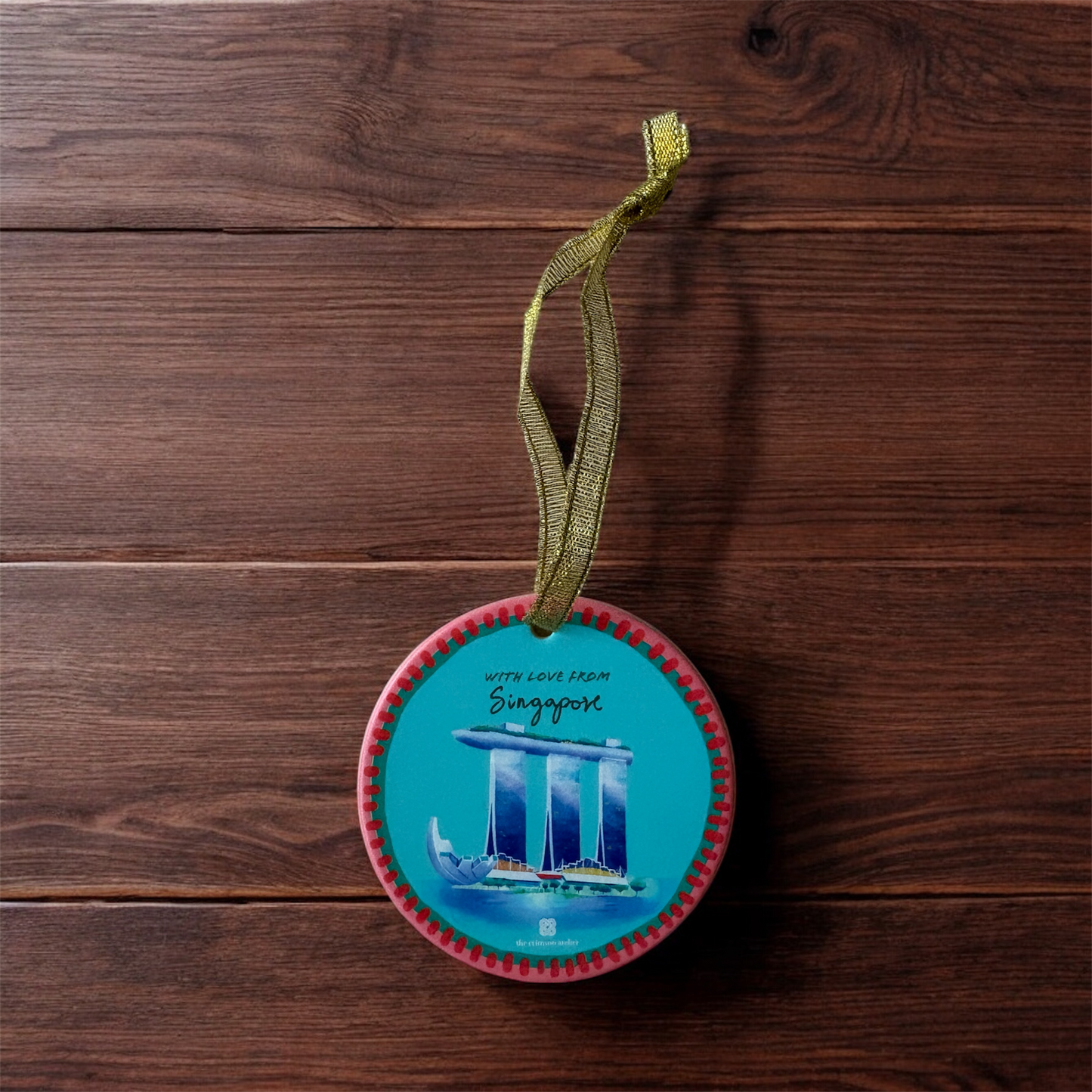 Christmas Ceramic Ornaments Singapore Icons