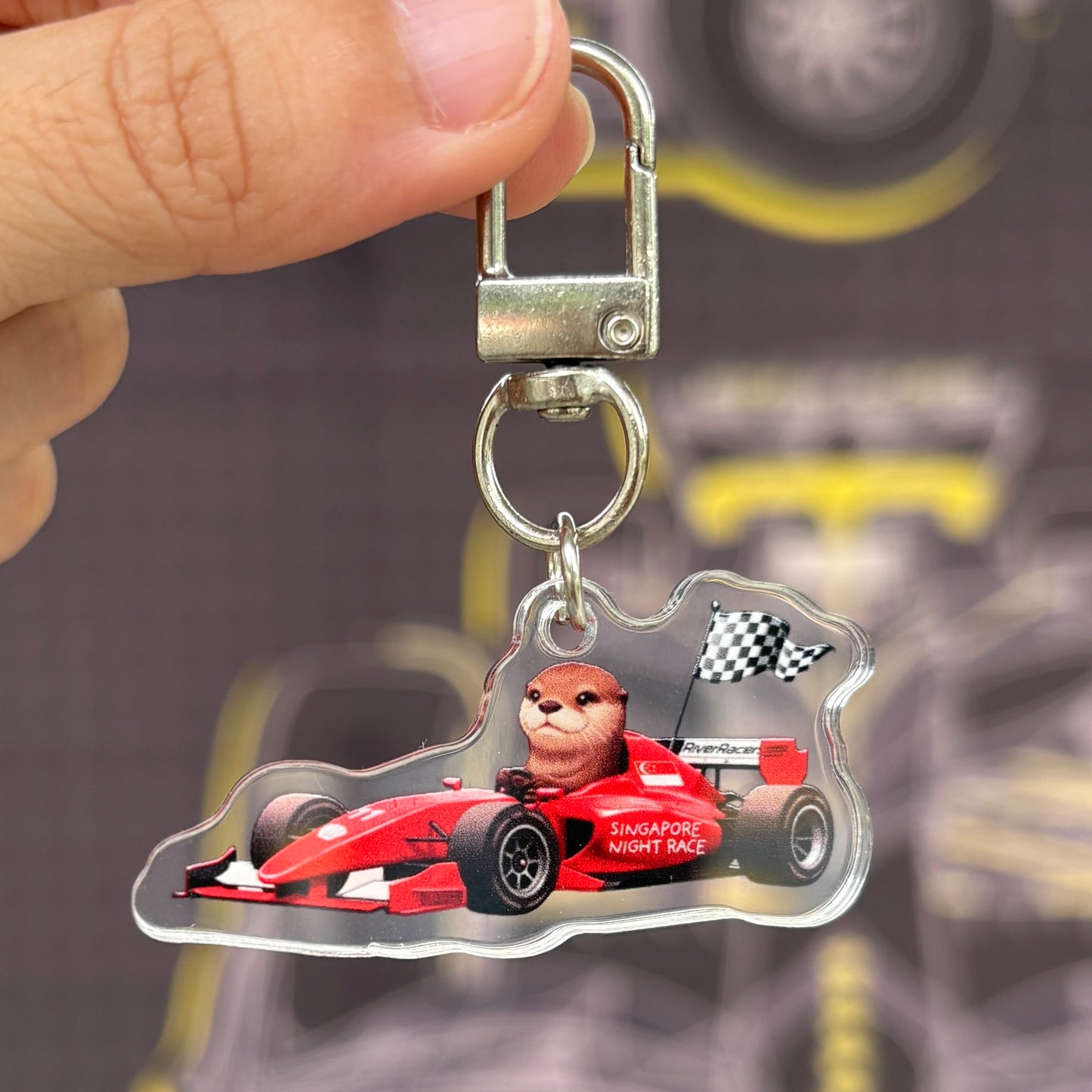 Otter Singapore Night Race Charm (F1 inspired)
