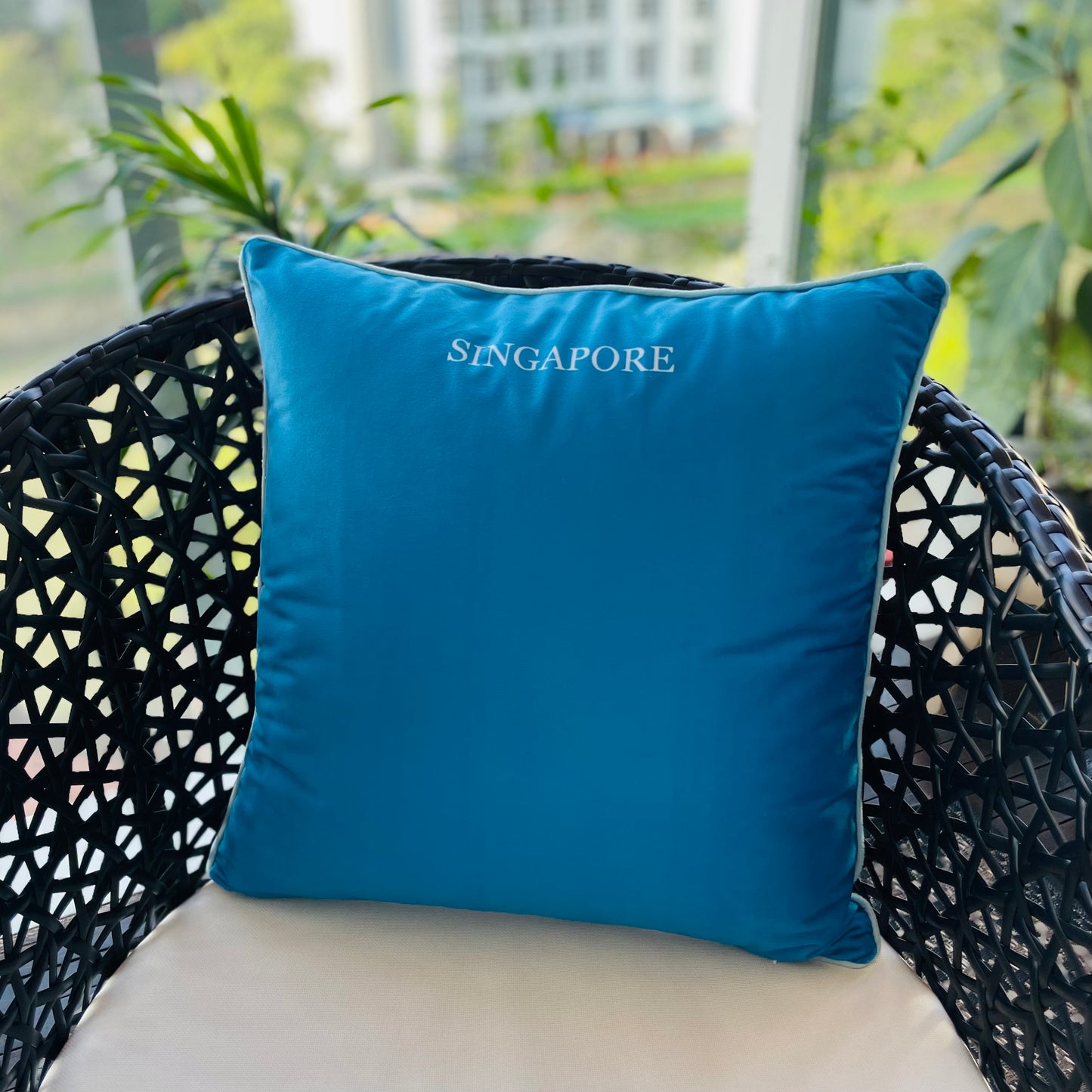 Peranakan Shophouses Cushion Cover