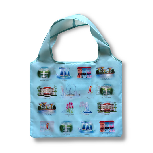 Singapore Icons Eco Foldable Shopper