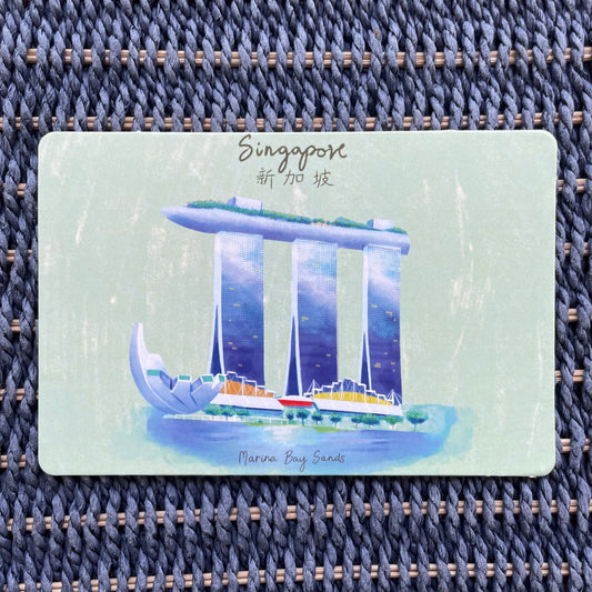 Marina Bay Singapore Postcard