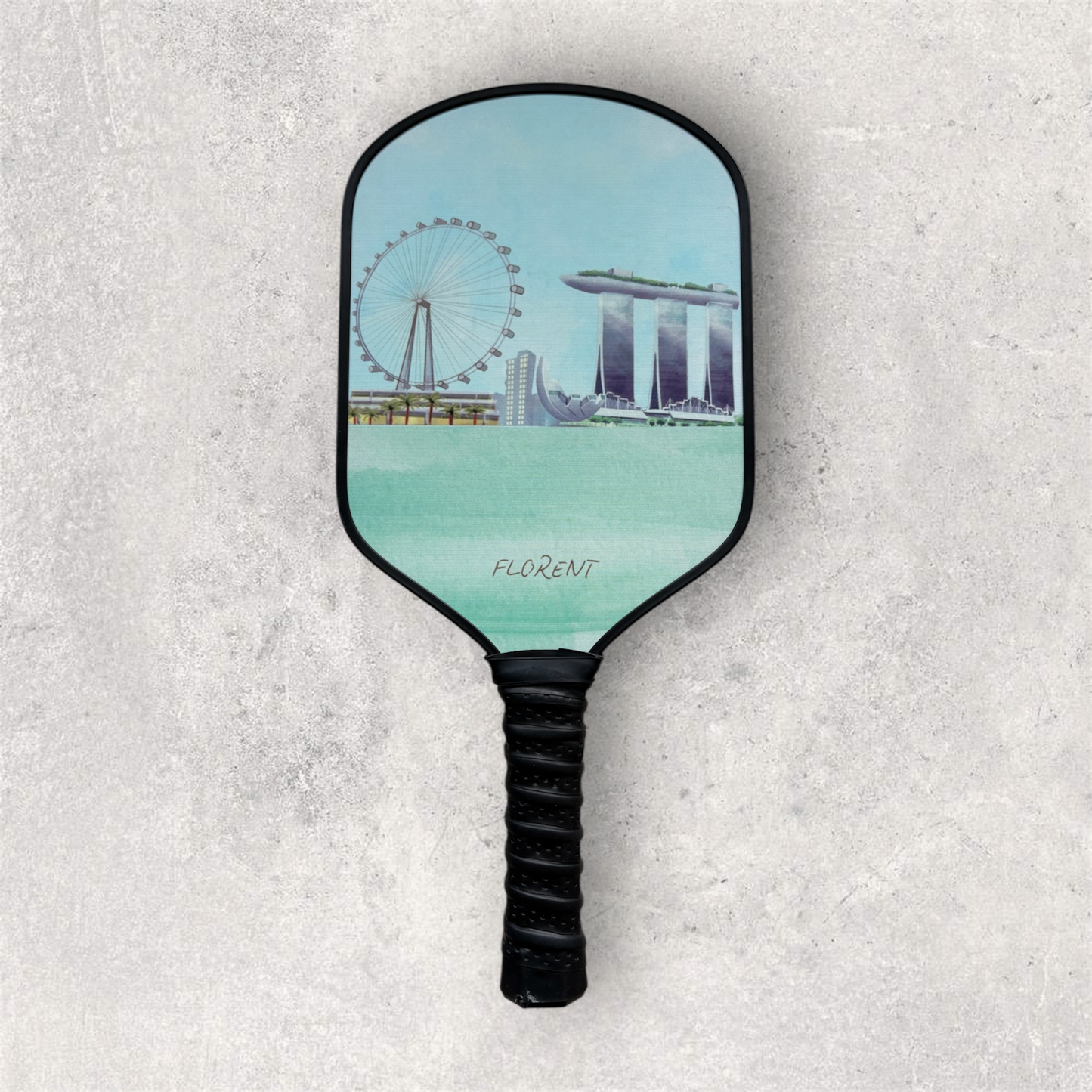 Singapore Skyline Pickleball Paddle