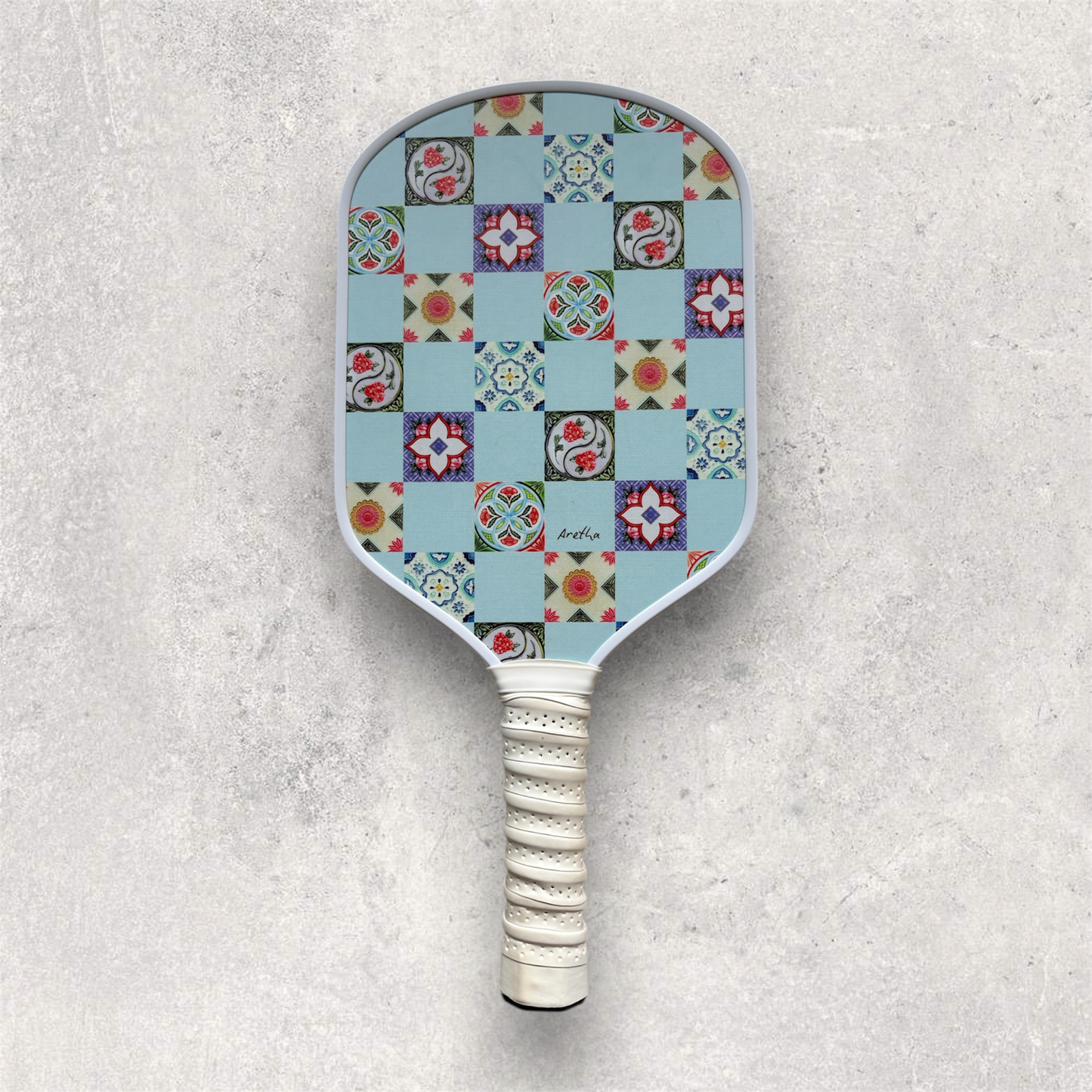 Peranakan Tiles Pickleball Paddle