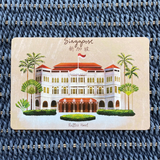 Raffles Hotel Singapore Postcard